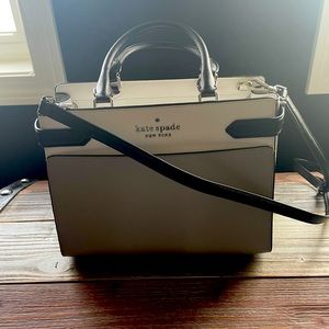 Kate Spade Staci Medium Satchel in nimbus grey multi